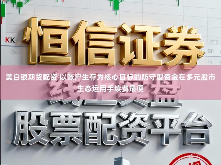 美白银期货配资 以账户生存为核心目标的防守型资金在多元股市生态运用手续费最便